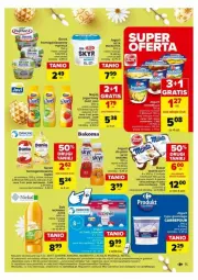 Gazetka promocyjna Carrefour - Gazetka - ważna od 30.03 do 30.03.2024 - strona 7 - produkty: Sok, Ser, Por, Danone, Piątnica, Zott, Bell, Jogurt, Kosz, Mlekovita, Napój jogurtowy, Serek, Bakoma, Feta, Danio, Bella, Deser, Jogobella, Napój, Monte, Mleko, Fa