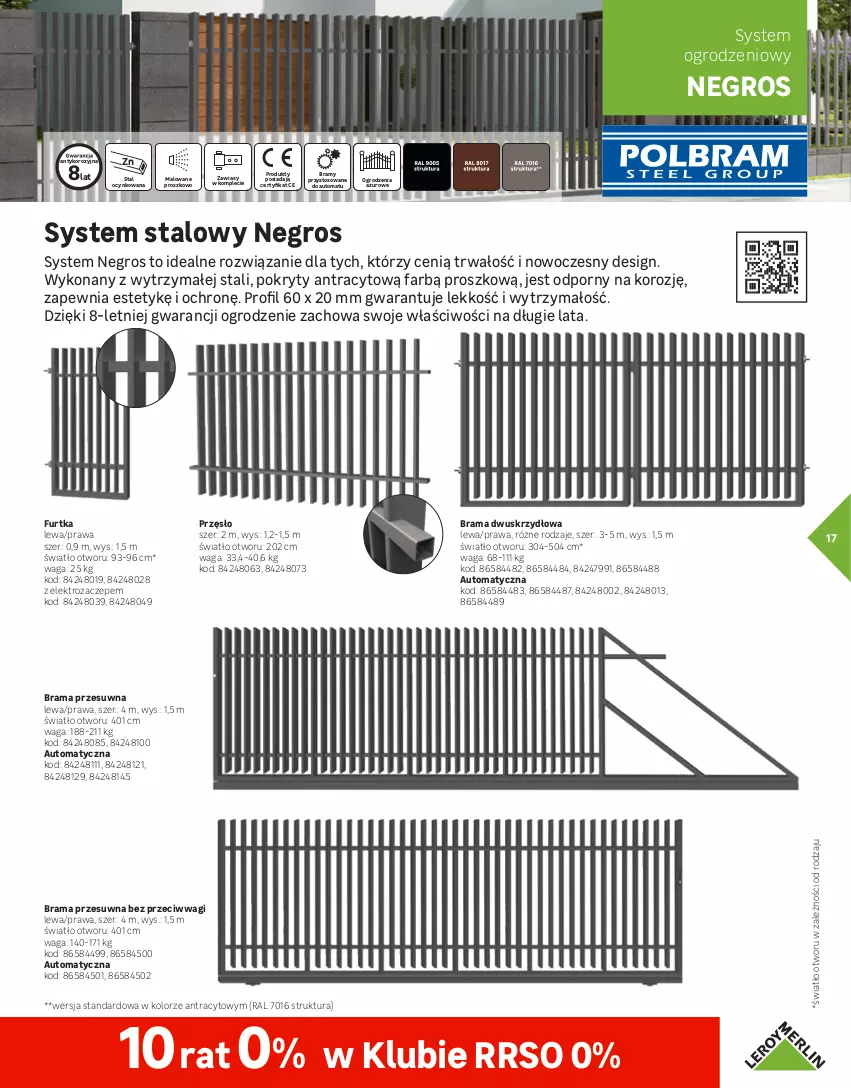 Gazetka promocyjna Leroy Merlin - Gazetka Leroy Merlin - ważna 01.03 do 30.11.2025 - strona 17 - produkty: Cynk, Fa, Por, Rama, Waga, Wagi