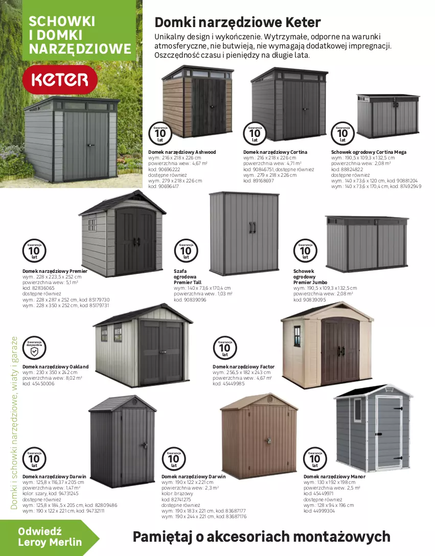 Gazetka promocyjna Leroy Merlin - Gazetka Leroy Merlin - ważna 01.03 do 30.11.2025 - strona 34 - produkty: Fa, Garaż, Mięta, Por, Szafa