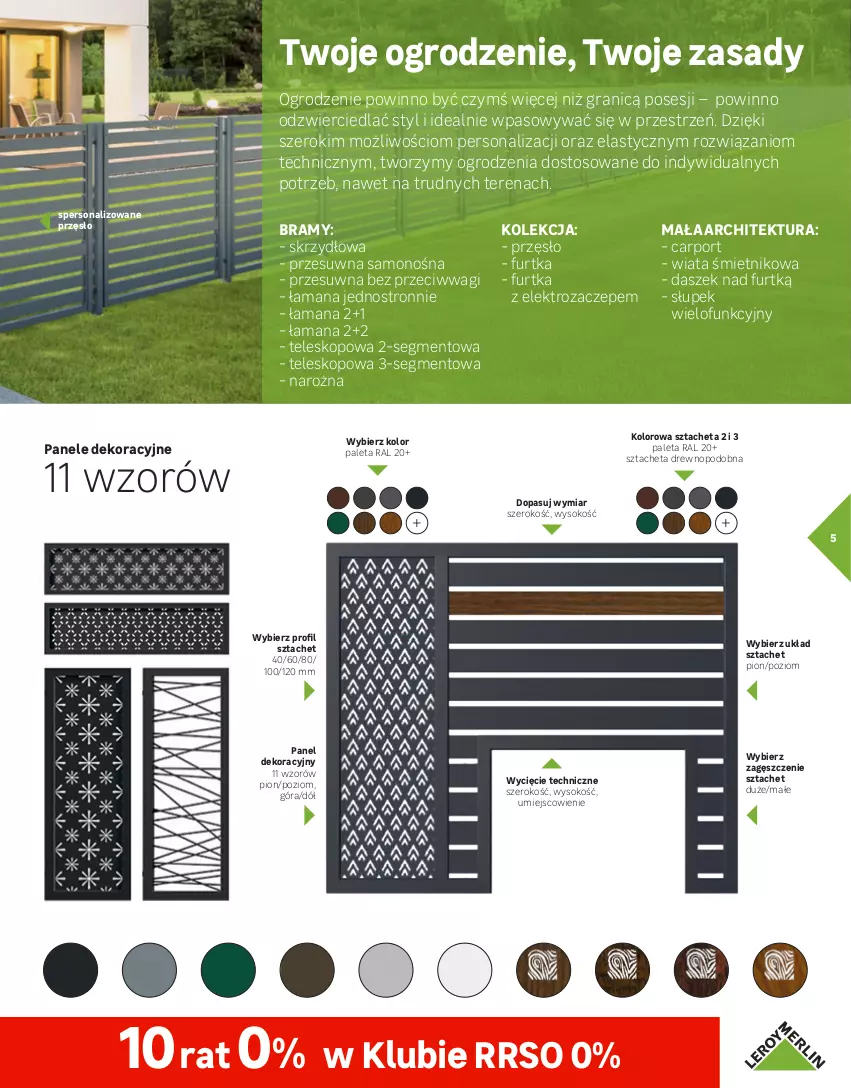 Gazetka promocyjna Leroy Merlin - Gazetka Leroy Merlin - ważna 01.03 do 30.11.2025 - strona 5 - produkty: Gra, Paleta, Panel dekoracyjny, Por, Słupek, Sok, Teleskop, Wagi