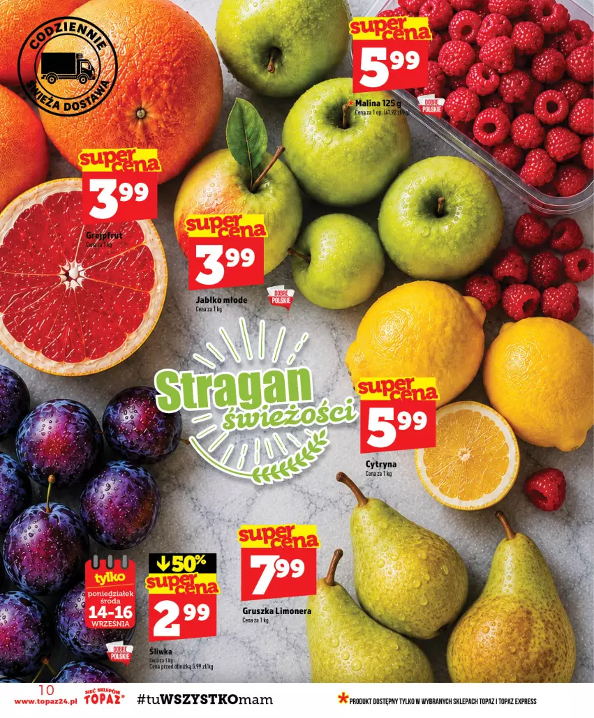 Gazetka promocyjna Topaz - Gazetka - ważna 10.09 do 16.09.2026 - strona 10 - produkty: Por, Top