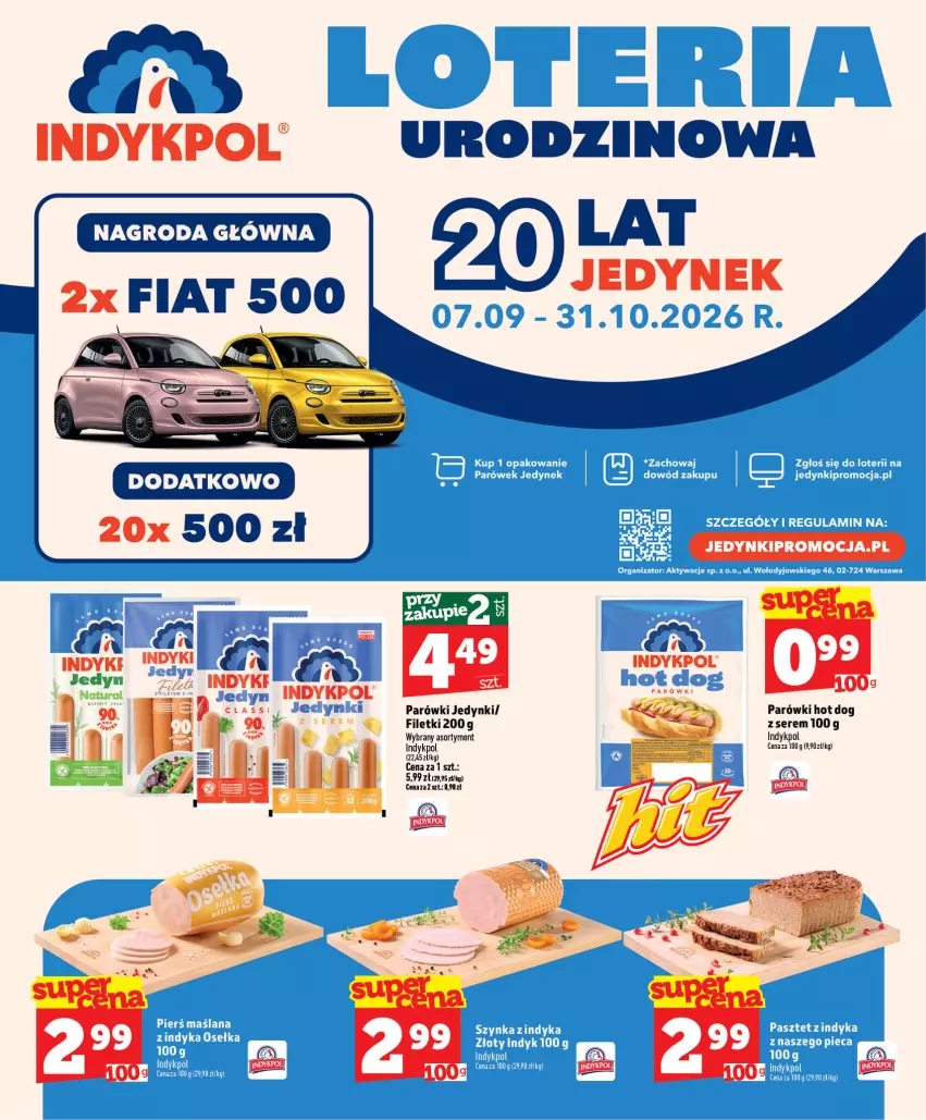 Gazetka promocyjna Topaz - Gazetka - ważna 10.09 do 16.09.2026 - strona 16 - produkty: Hot dog, Parówki, Parówki hot dog, Por, Ser