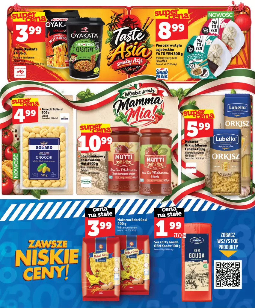Gazetka promocyjna Topaz - Gazetka - ważna 10.09 do 16.09.2026 - strona 27 - produkty: Bell, Bella, Gnocchi, Goliard, Gouda, Lubella, Makaron, NBA, Rum, Ser, Sos