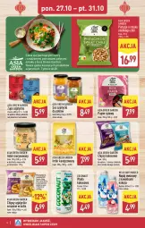 Gazetka promocyjna Aldi - Smakowita podróż do Azji - Gazetka - ważna od 31.10 do 31.10.2025 - strona 4 - produkty: Kurczak, Pistacje, Sos, Ryż, Papier, Zupa, Chipsy, Kawa, Woda, Napój, Papier ryżowy, Kokos, Imbir, Fa