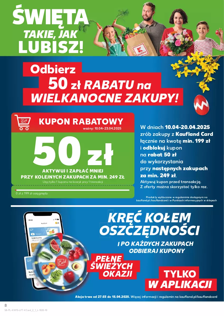 Gazetka promocyjna Kaufland - Gazetka tygodnia - ważna 10.04 do 15.04.2025 - strona 8 - produkty: Kosz, Olej, Tran