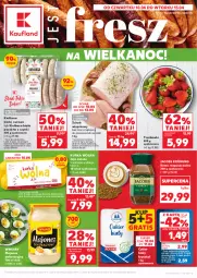 Gazetka promocyjna Kaufland - Gazetka tygodnia - Gazetka - ważna od 15.04 do 15.04.2025 - strona 1 - produkty: Piec, Majonez, Kawa rozpuszczalna, Gra, Cukier, Jaja, Truskawki, Winiary, Stek, Kawa, Jacobs Krönung, Schab wieprzowy, Kiełbasa biała, Jacobs, Olej, Kiełbasa