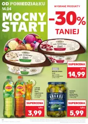 Gazetka promocyjna Kaufland - Gazetka tygodnia - Gazetka - ważna od 15.04 do 15.04.2025 - strona 54 - produkty: Krakus, Ser, Ogórki konserwowe, Ice tea, Lody, Lipton, Napój niegazowany, Napój