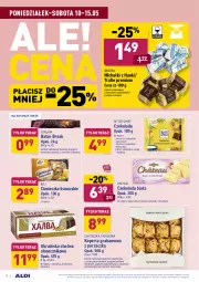 Gazetka promocyjna Aldi - Gazetka - ważna od 15.05 do 15.05.2021 - strona 10 - produkty: Goplana, Rum, Por, Gra, Cukier, Jogurt, Chałwa, Cukierki czekoladowe, Wafelek, Tera, LANA, Sezam, Sport, Czekolada, Mola, Baton, Cukierki, Ritter Sport, Mango, Michałki, Kokos