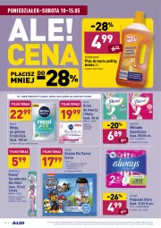 Gazetka promocyjna Aldi - Gazetka - ważna od 15.05 do 15.05.2021 - strona 18 - produkty: Krem do twarzy, Płyn do mycia podłóg, Róża, Aquafresh, Kaktus, Klej, Woda po goleniu, Discreet, Tera, Putzmeister, Always, Szampon, Podpaski, Dzieci, Płyn do mycia, Wkładki, Woda, Psi Patrol, Nivea, Szczoteczka