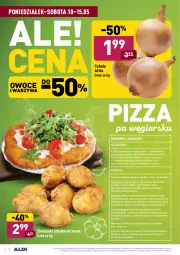 Gazetka promocyjna Aldi - Gazetka - ważna od 15.05 do 15.05.2021 - strona 2 - produkty: Drożdże, Cebula, Warzywa, Top, Sól, Por, Papier, Cukier, Mleczna Rzeka, Rukola, Ziemniaki, Lack, Pizza, Pieprz, Ręcznik, Owoce, Masło, Olej, Pomidory, Mleko
