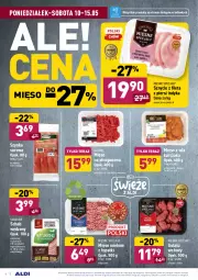 Gazetka promocyjna Aldi - Gazetka - ważna od 15.05 do 15.05.2021 - strona 4 - produkty: Kurczak, Mięso mielone, Gulasz wołowy, Sok, Sokołów, Mięso z uda kurczaka, Mięsne specjały, Lodówka, Tera, Szynka, Grill, Mięso