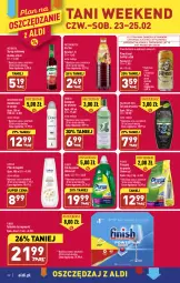 Gazetka promocyjna Aldi - Pełny katalog - Gazetka - ważna od 25.02 do 25.02.2023 - strona 22 - produkty: Piwa, Piwo, Płyn do kąpieli, Pur, Gra, Palmolive, Finish, Dezodorant, Tablet, Proszek do prania, Ice tea, Dove, Szampon, Syrop, Zmywarki, Tabletki do zmywarki, Luksja, Herbapol, Kozel