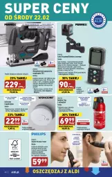 Gazetka promocyjna Aldi - Pełny katalog - Gazetka - ważna od 25.02 do 25.02.2023 - strona 30 - produkty: Piec, Top, Ser, Por, Gaśnica, Philips, Wyrzynarka, Drzwi, Obraz, Laser krzyżowy, Akumulator