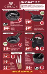Gazetka promocyjna Aldi - Pełny katalog - Gazetka - ważna od 25.02 do 25.02.2023 - strona 33 - produkty: Top, Sok, Por, Gra, Garnek, Czajnik, Nóż szefa kuchni, Patelnia, Fa