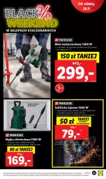 Gazetka promocyjna Lidl - GAZETKA - Gazetka - ważna od 26.11 do 26.11.2022 - strona 57 - produkty: Szlifierka kątowa, Młot, Szlifierka, Myjka ciśnieniowa