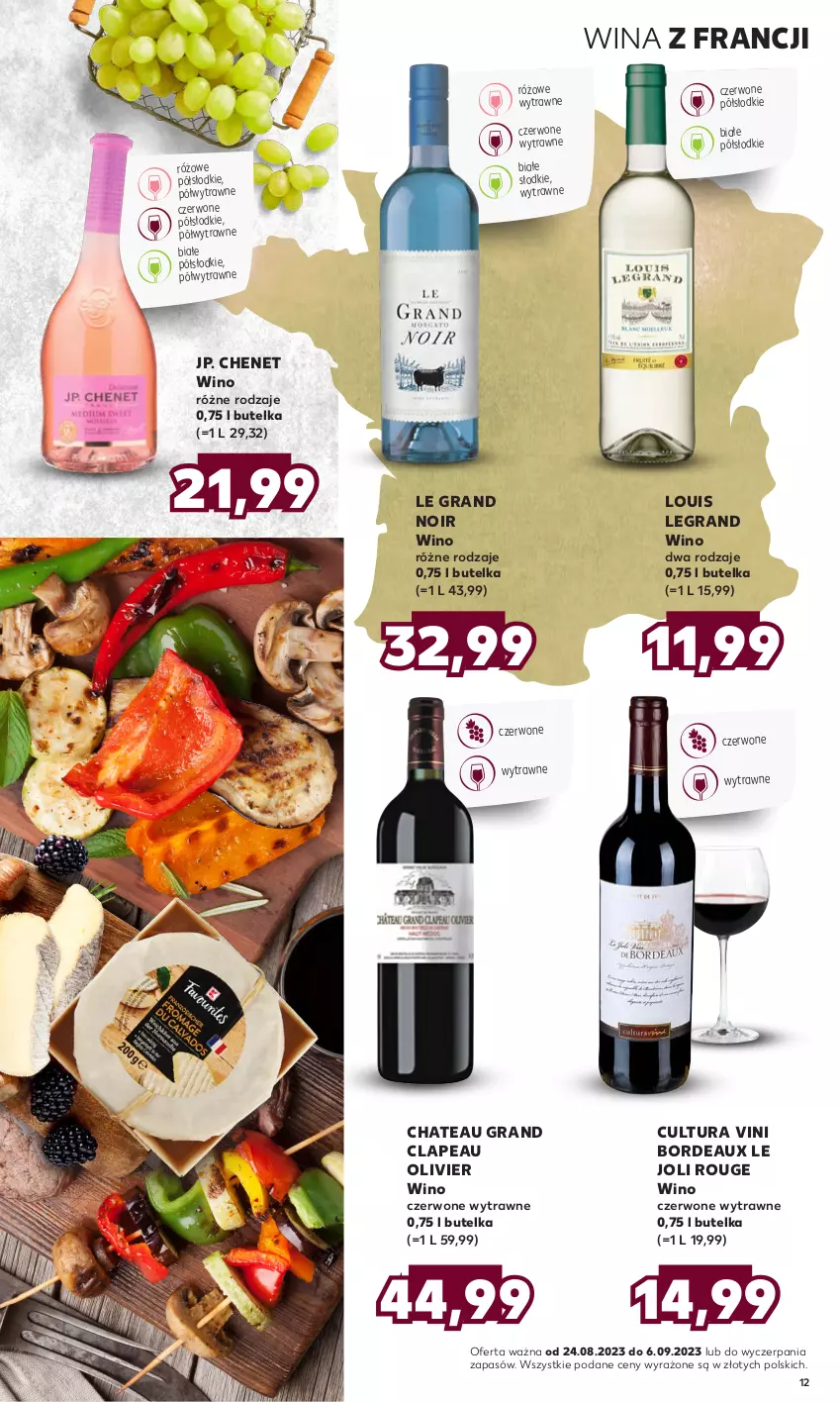 Gazetka promocyjna Kaufland - Barek Kauflandu - ważna 24.08 do 06.09.2023 - strona 12 - produkty: Bordeaux, Gra, Wino, Wino czerwone