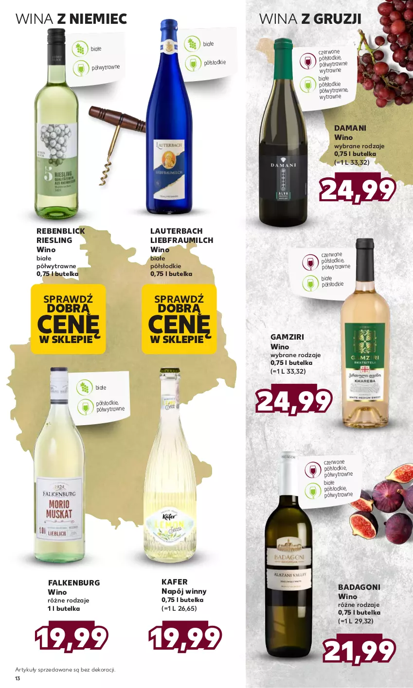 Gazetka promocyjna Kaufland - Barek Kauflandu - ważna 24.08 do 06.09.2023 - strona 13 - produkty: Fa, Napój, Wino, Wino białe