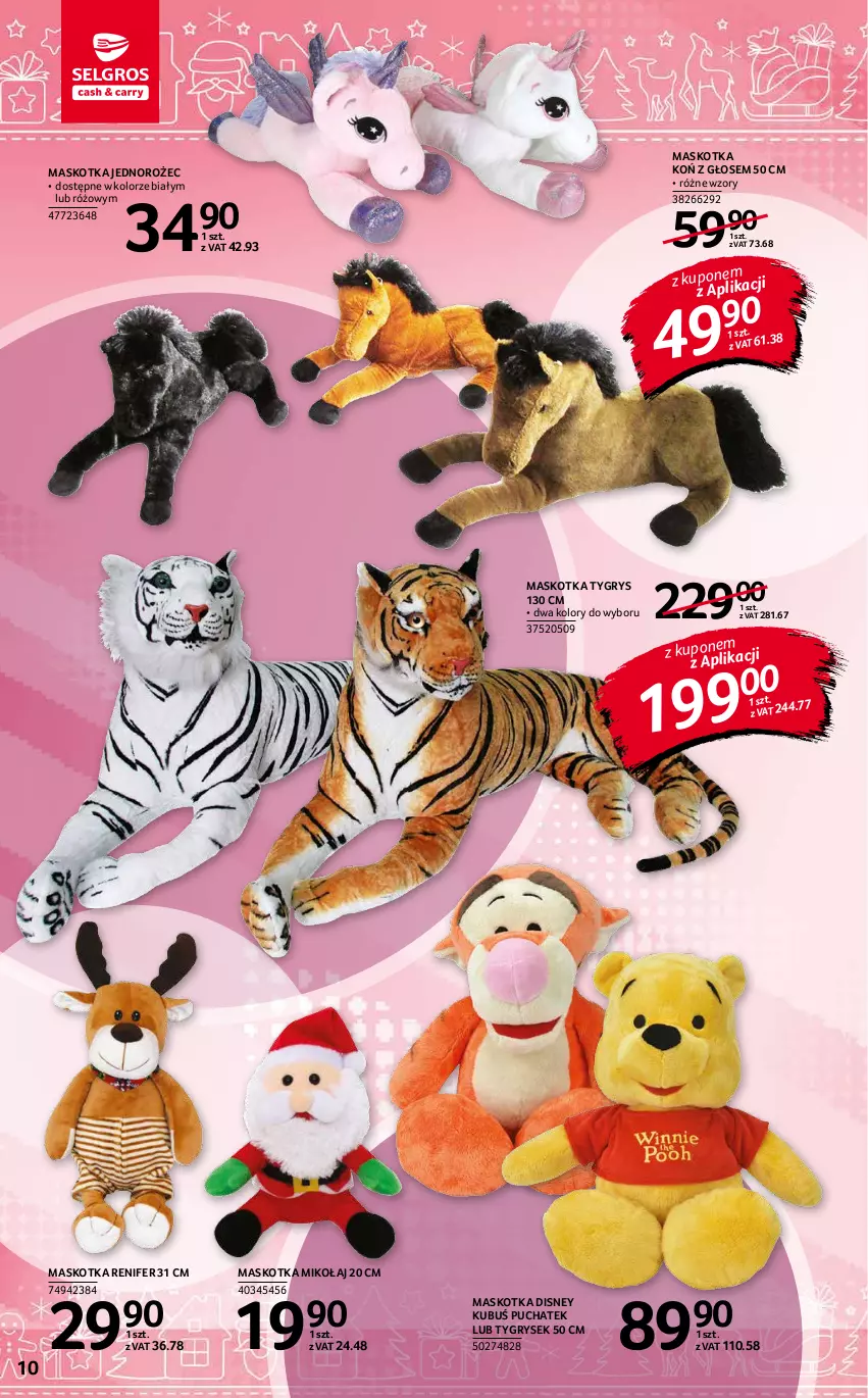 Gazetka promocyjna Selgros - Katalog Zabawki - ważna 10.11 do 24.11.2021 - strona 10 - produkty: Disney, Gry, Jednorożec, Kubuś, Renifer