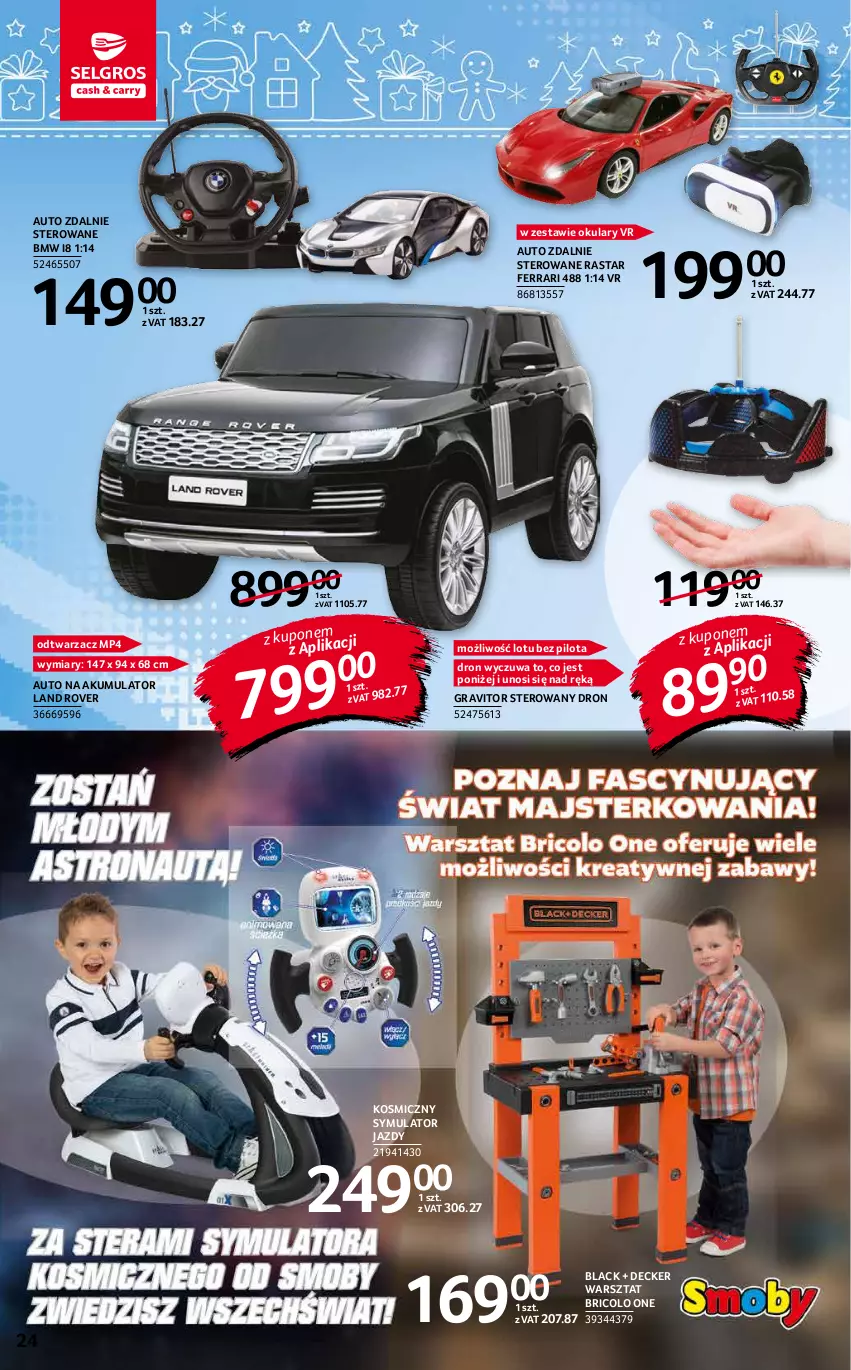 Gazetka promocyjna Selgros - Katalog Zabawki - ważna 10.11 do 24.11.2021 - strona 24 - produkty: Akumulator, Gra, Lack, Land Rover
