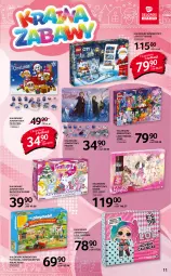 Gazetka promocyjna Selgros - Katalog Zabawki - Gazetka - ważna od 24.11 do 24.11.2021 - strona 11 - produkty: Frozen, LEGO Friends, L.O.L., LEGO, Barbie, Playmobil, LEGO City, Psi Patrol, Mobil, Kalendarz, Kalendarz adwentowy