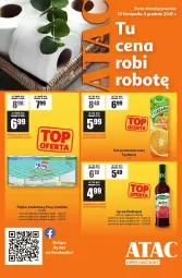 Gazetka promocyjna Auchan - ATAC Hiper Discount - Gazetka - ważna od 03.12 do 03.12.2025 - strona 1 - produkty: Sok pomarańczowy, Top, Sok, Papier, O nas, Papier toaletowy, Tymbark, Syrop, Foxy, Herbapol, Fa