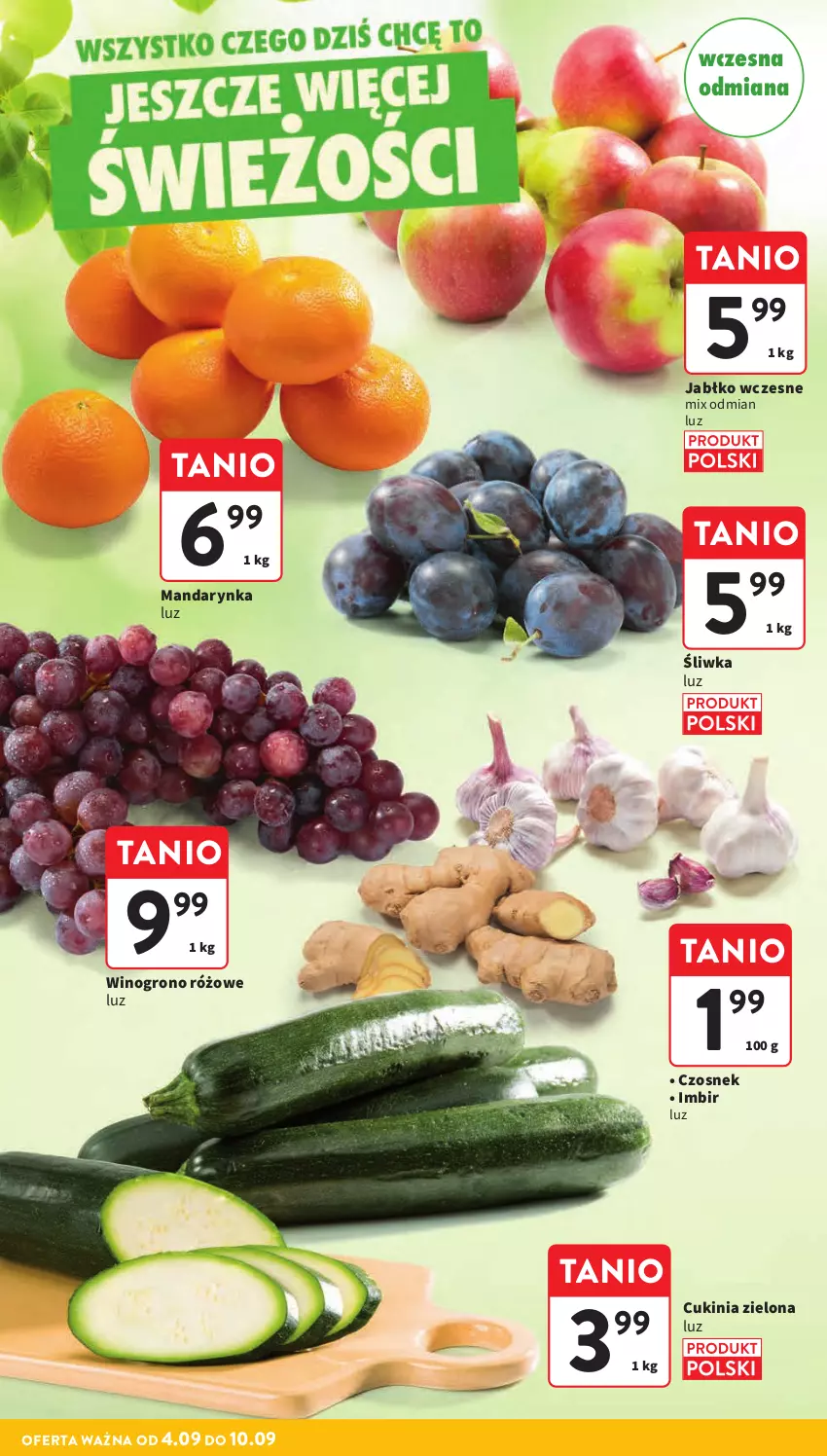 Gazetka promocyjna Intermarche - Gazetka promocyjna - ważna 04.09 do 10.09.2025 - strona 12 - produkty: Czosnek, Imbir, Wino