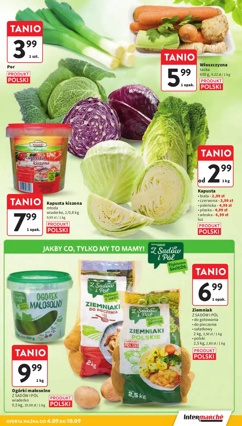 Gazetka promocyjna Intermarche - Gazetka promocyjna - ważna 04.09 do 10.09.2025 - strona 13 - produkty: Piec, Por, Sałat