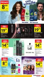 Gazetka promocyjna Intermarche - Gazetka promocyjna - Gazetka - ważna od 10.09 do 10.09.2025 - strona 35 - produkty: Palette, Por, Dezodorant, Taft, Sport, Schauma, Szampon, Syoss, Lakier do włosów, Pianka do włosów, Lakier, Farba do włosów, Fa