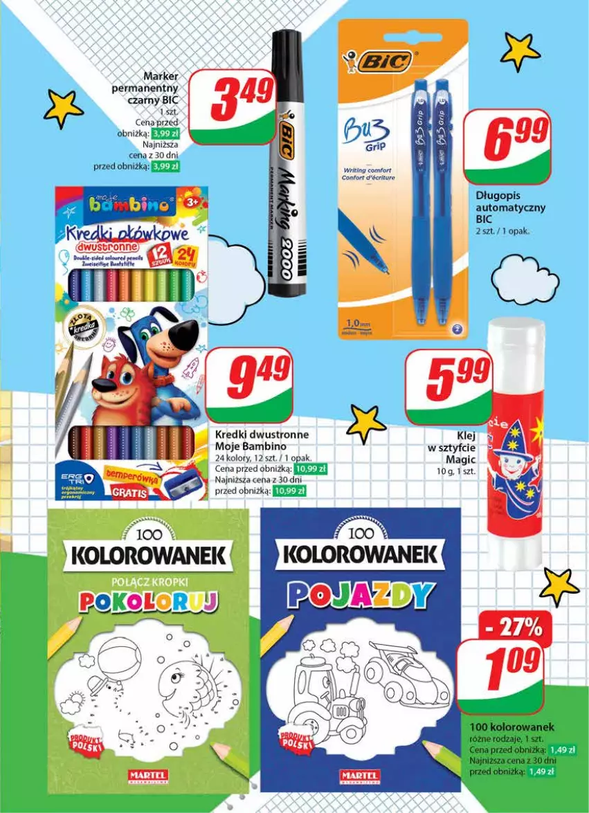 Gazetka promocyjna Dino - Gazetka 31 / 2024 - ważna 31.07 do 06.08.2024 - strona 51 - produkty: BIC, Marker