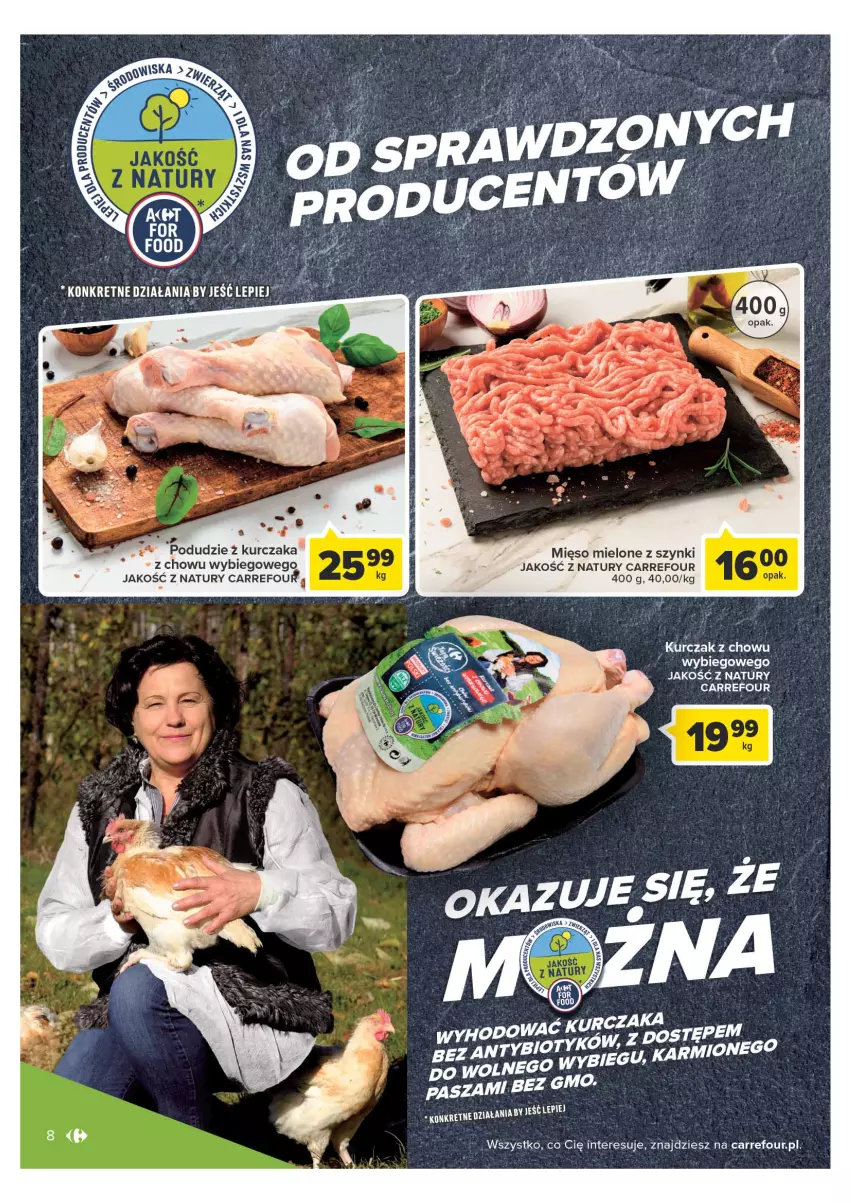 Gazetka promocyjna Carrefour - Gazetka Wielki wybór cenionych marek - ważna 30.05 do 10.06.2023 - strona 8 - produkty: Kret, Kurczak, Mięso, Mięso mielone, Mięso mielone z szynki