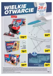 Gazetka promocyjna Carrefour - Gazetka Wielki wybór cenionych marek - Gazetka - ważna od 10.06 do 10.06.2023 - strona 27 - produkty: Piwa, Piec, Mop, Gra, Deska do prasowania, Ajax, Telefon, Papier, Rama, Vileda, Wiadro, Suszarka, Olej