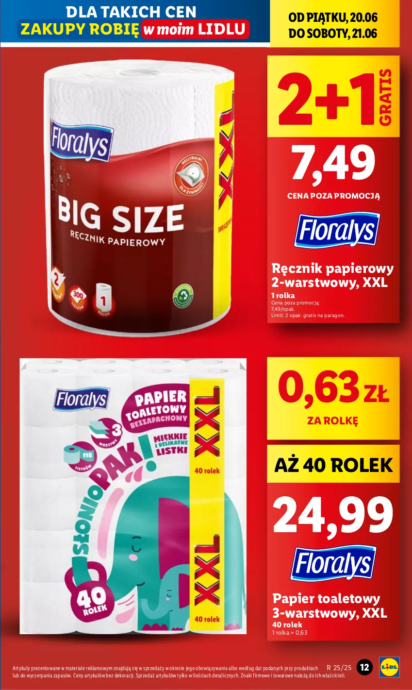 Gazetka promocyjna Lidl - GAZETKA - ważna 20.06 do 21.06.2025 - strona 15 - produkty: Gra, Papier, Papier toaletowy, Ręcznik