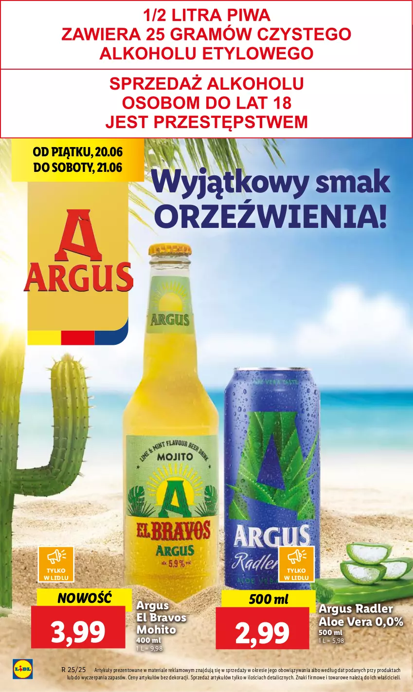 Gazetka promocyjna Lidl - GAZETKA - ważna 20.06 do 21.06.2025 - strona 44 - produkty: Aloe vera, Radler