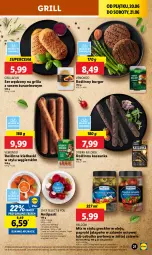 Gazetka promocyjna Lidl - GAZETKA - Gazetka - ważna od 21.06 do 21.06.2025 - strona 27 - produkty: Sos, Ser, HELCOM, Burger, Roślinne kiełbaski, Kaszanka, Wino, Grill, Kasza, Olej, Roślinny burger