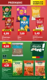 Gazetka promocyjna Lidl - GAZETKA - Gazetka - ważna od 21.06 do 21.06.2025 - strona 37 - produkty: Ser, Orzeszki, Chipsy, Chia, O nas, Chrupki, Orzeszki ziemne, Lay’s