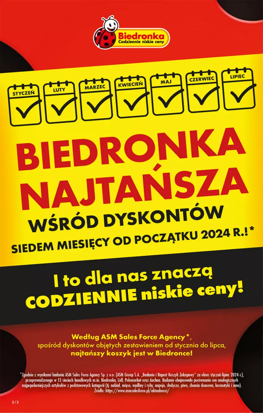 Gazetka promocyjna Biedronka - Od Poniedziałku - ważna 26.09 do 02.10.2024 - strona 2 - produkty: Kosz, Mięso, Napoje, Piec, Piwo, Por