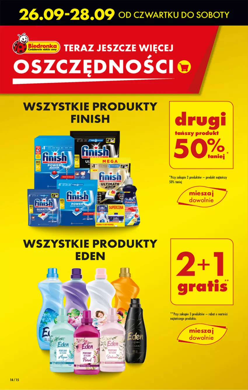 Gazetka promocyjna Biedronka - Od Poniedziałku - ważna 26.09 do 02.10.2024 - strona 20 - produkty: Finish, Ser