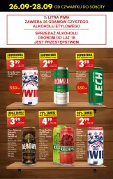 Gazetka promocyjna Biedronka - Od Poniedziałku - Gazetka - ważna od 02.10 do 02.10.2024 - strona 63 - produkty: Piwa, Piwo, Mus, Gra, Redd's
