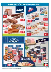 Gazetka promocyjna Carrefour - Gazetka Wielki wybór cenionych marek - Gazetka - ważna od 14.11 do 14.11.2021 - strona 3 - produkty: Piec, Krakus, Parówki, Kiełbasa podwawelska, Wawel, Szynka, Wędlina, Morliny, Frankfurterki, Basia, Kiełbasa