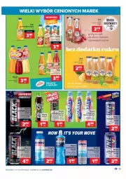 Gazetka promocyjna Carrefour - Gazetka Wielki wybór cenionych marek - Gazetka - ważna od 14.11 do 14.11.2021 - strona 39 - produkty: Sok pomarańczowy, Sok, Gin, Napój energetyczny, Lack, Napój izotoniczny, Napój, Nektar