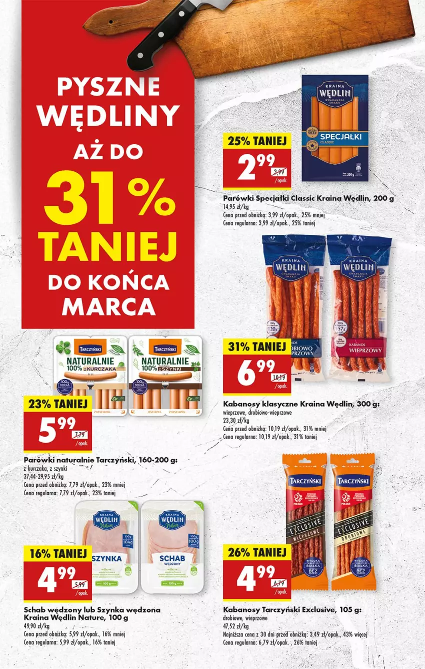 Gazetka promocyjna Biedronka - Od Poniedziałku - ważna 03.03 do 08.03.2025 - strona 76 - produkty: Kabanos, Kurczak, Parówki, Szynka, Tarczyński