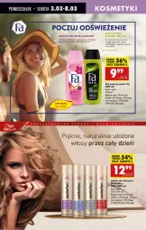 Gazetka promocyjna Biedronka - Od Poniedziałku - Gazetka - ważna od 08.03 do 08.03.2025 - strona 73 - produkty: Por, Wellaflex, Wella, Sport, Lakier do włosów, Olej, Lakier, Fa