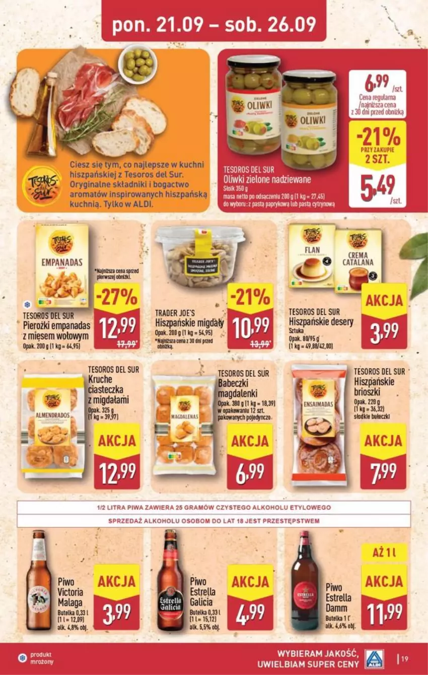 Gazetka promocyjna Aldi - Pełna oferta - ważna 21.09 do 26.09.2026 - strona 19 - produkty: Bułeczki, Gin, Gra, LANA, Piwa, Piwo