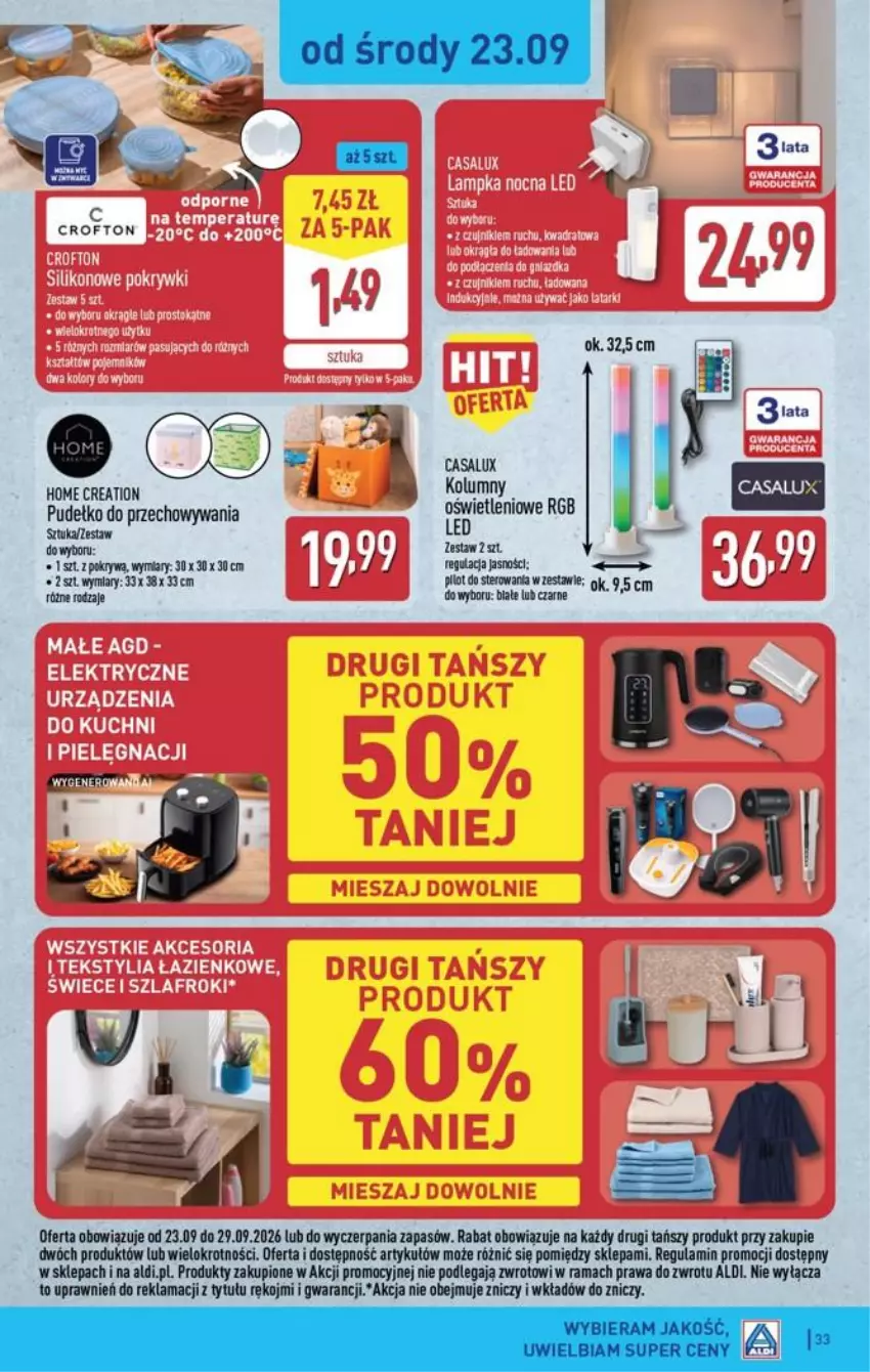 Gazetka promocyjna Aldi - Pełna oferta - ważna 21.09 do 26.09.2026 - strona 33 - produkty: Pudełko, Rama, Znicz