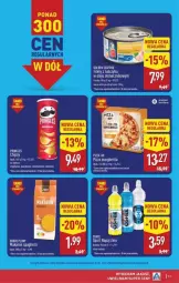 Gazetka promocyjna Aldi - Pełna oferta - Gazetka - ważna od 26.09 do 26.09.2026 - strona 13 - produkty: Makaron, Por, Gin, Pizza, Sport, Spaghetti, Pizza margherita, Oshee, Tuńczyk, Napój, Olej, Fa