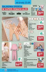 Gazetka promocyjna Aldi - Pełna oferta - Gazetka - ważna od 26.09 do 26.09.2026 - strona 32 - produkty: Podkładka na stół, Koc, Miseczka, Stek, Stół, Podkładka, Talerzyk, Disney, Talerz, Wełna, Dzieci, Kubek, Podkład, Piżama, Fa