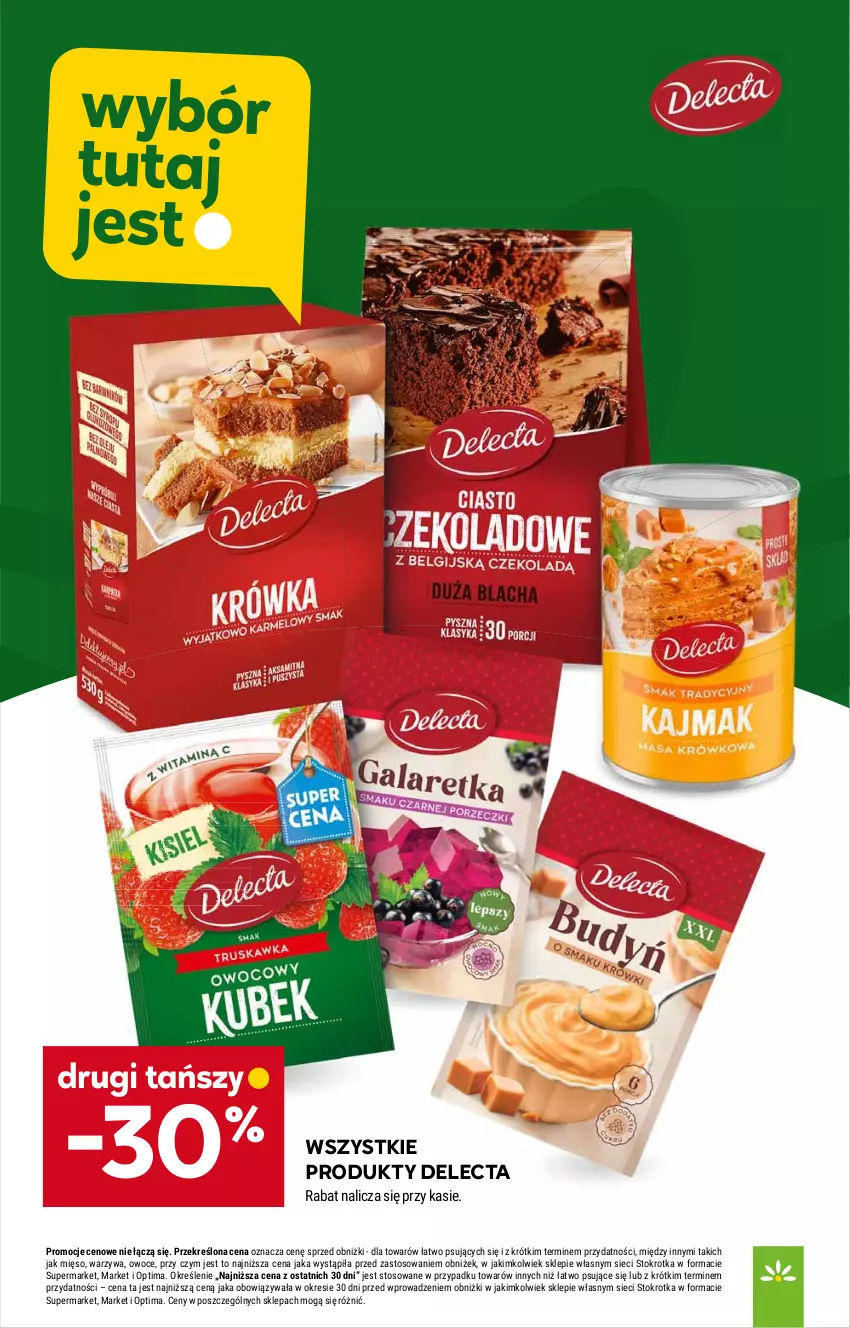 Gazetka promocyjna Stokrotka - Supermarket - ważna 22.01 do 28.01.2026 - strona 27 - produkty: Delecta, Fa, Mięso, Optima, Owoce, Twaróg, Warzywa