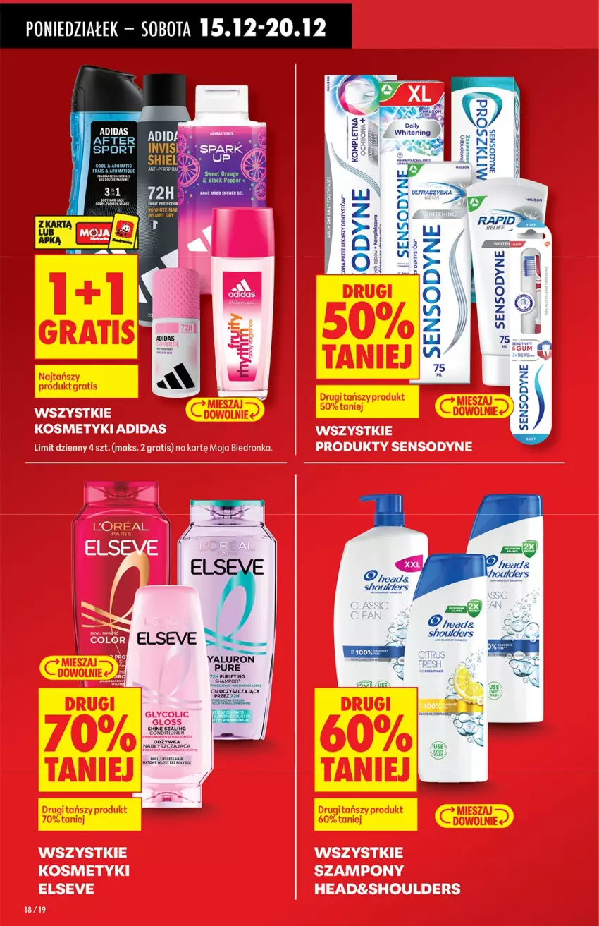 Gazetka promocyjna Biedronka - od Poniedziałku - ważna 15.12 do 21.12.2025 - strona 18 - produkty: Cynk, Odżywka, Por, Pur, Sensodyne, Sport