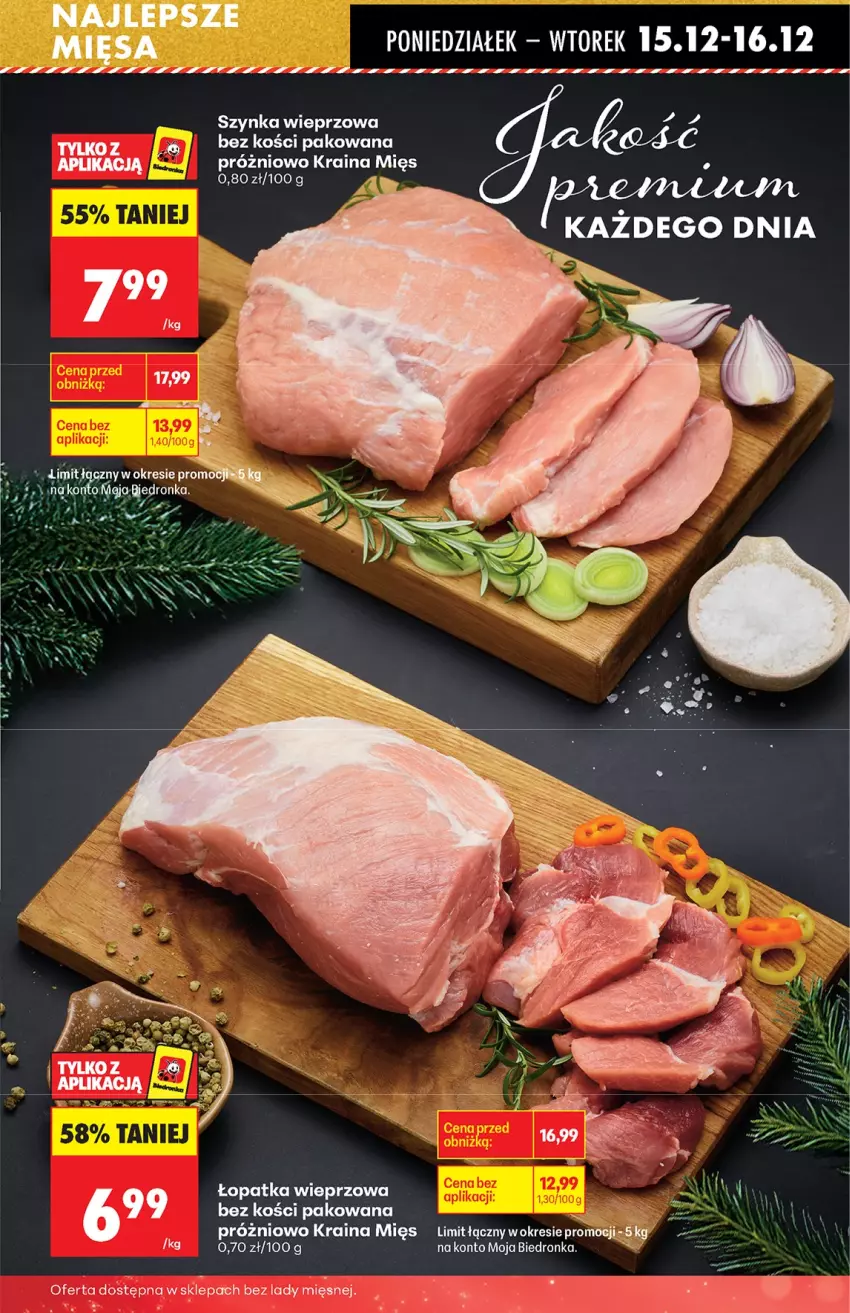 Gazetka promocyjna Biedronka - od Poniedziałku - ważna 15.12 do 21.12.2025 - strona 27 - produkty: Szynka, Szynka wieprzowa