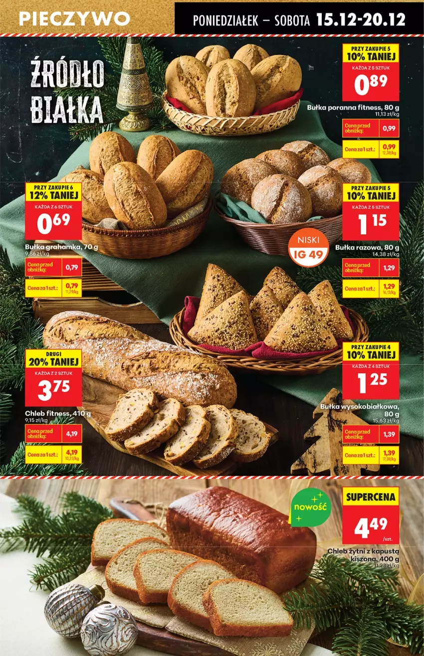 Gazetka promocyjna Biedronka - od Poniedziałku - ważna 15.12 do 21.12.2025 - strona 33 - produkty: Bułka, Por, Sok